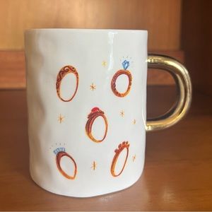 Angela Staehling - “Five Golden Rings” Mug - Booville by Magenta